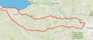 Paris Lisieux Bayeux à vélo